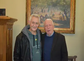 Κωνσταντίνος Μουτζούρης με Θοδωρή Κικινή